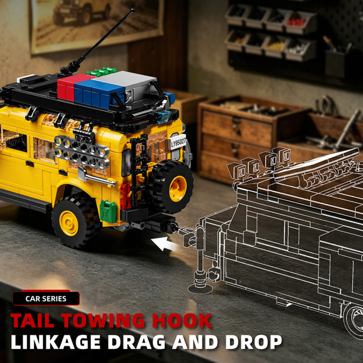 12Go 95027 - The Camel Trophy Land Rover Defender - View 6 | Power Blockz