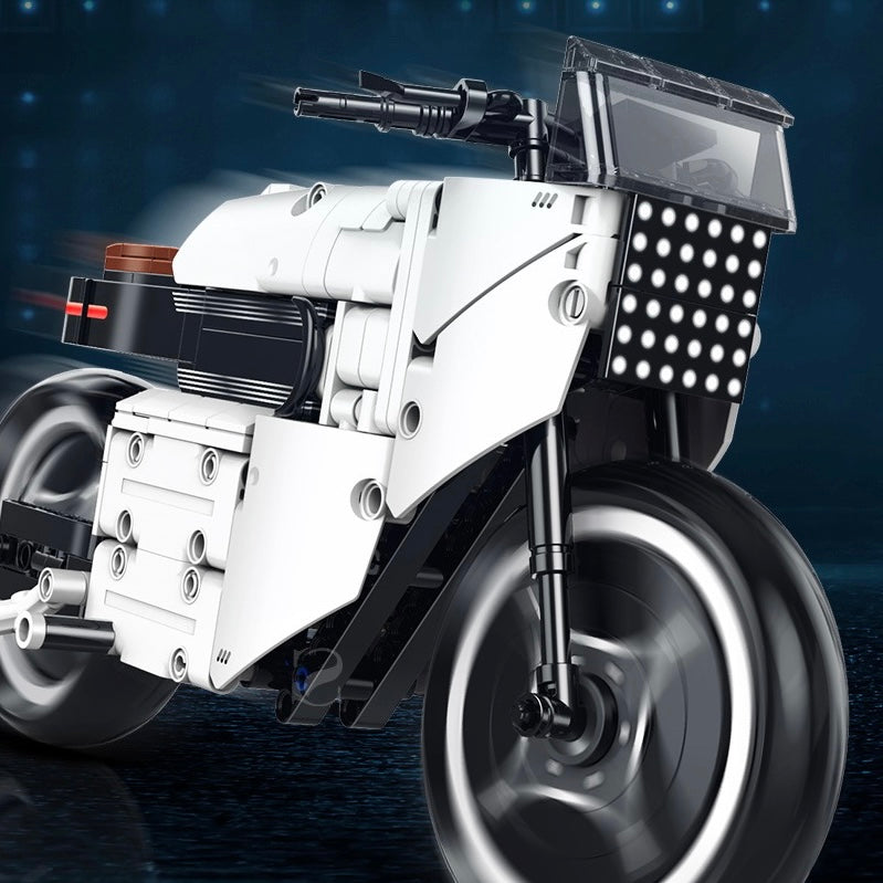 60539 - Burnout 619 1:8 Flat-Track Racing Motorcycle - View 2 | Power Blockz