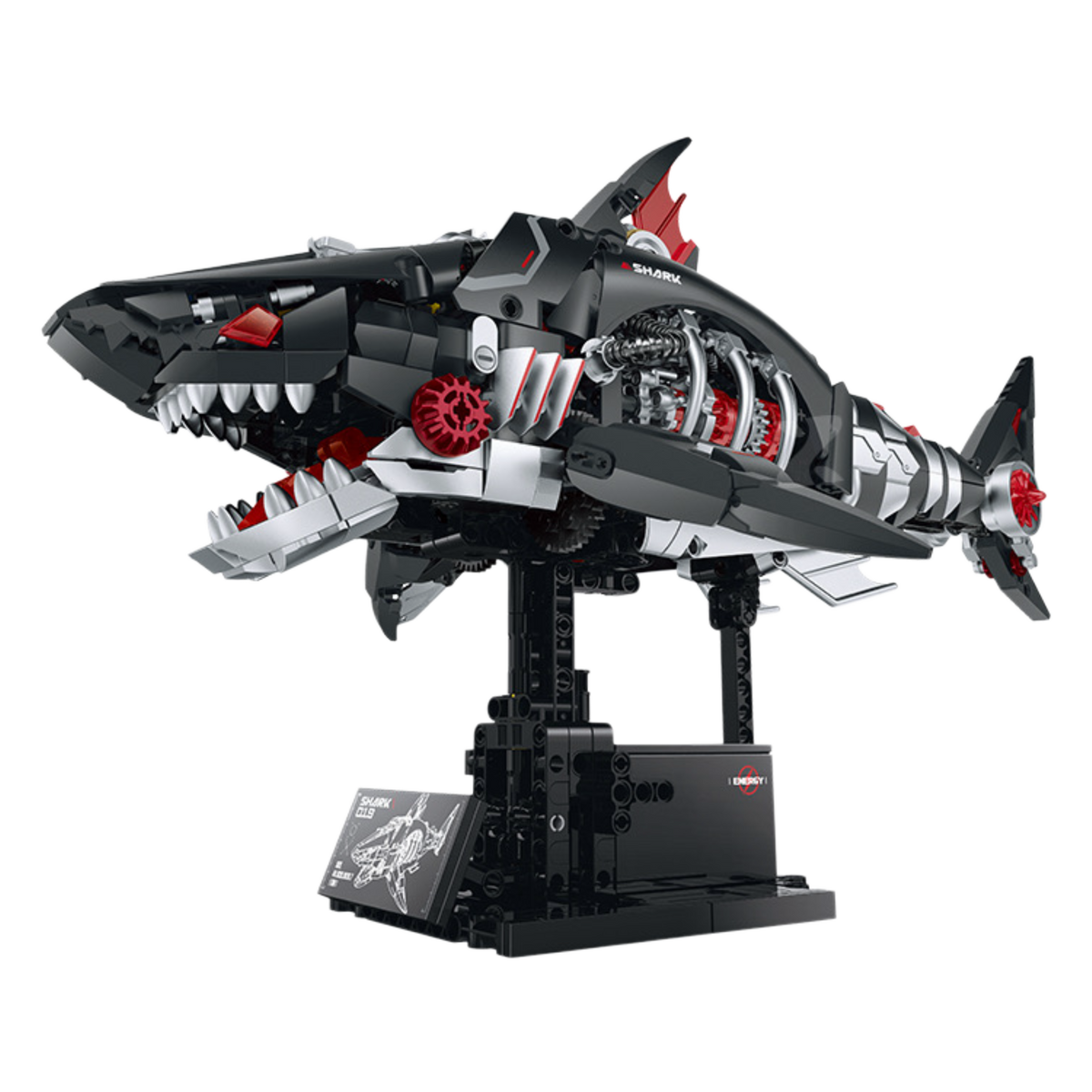 Abyss Shark mechanical shark building blocks model - Power Blockz