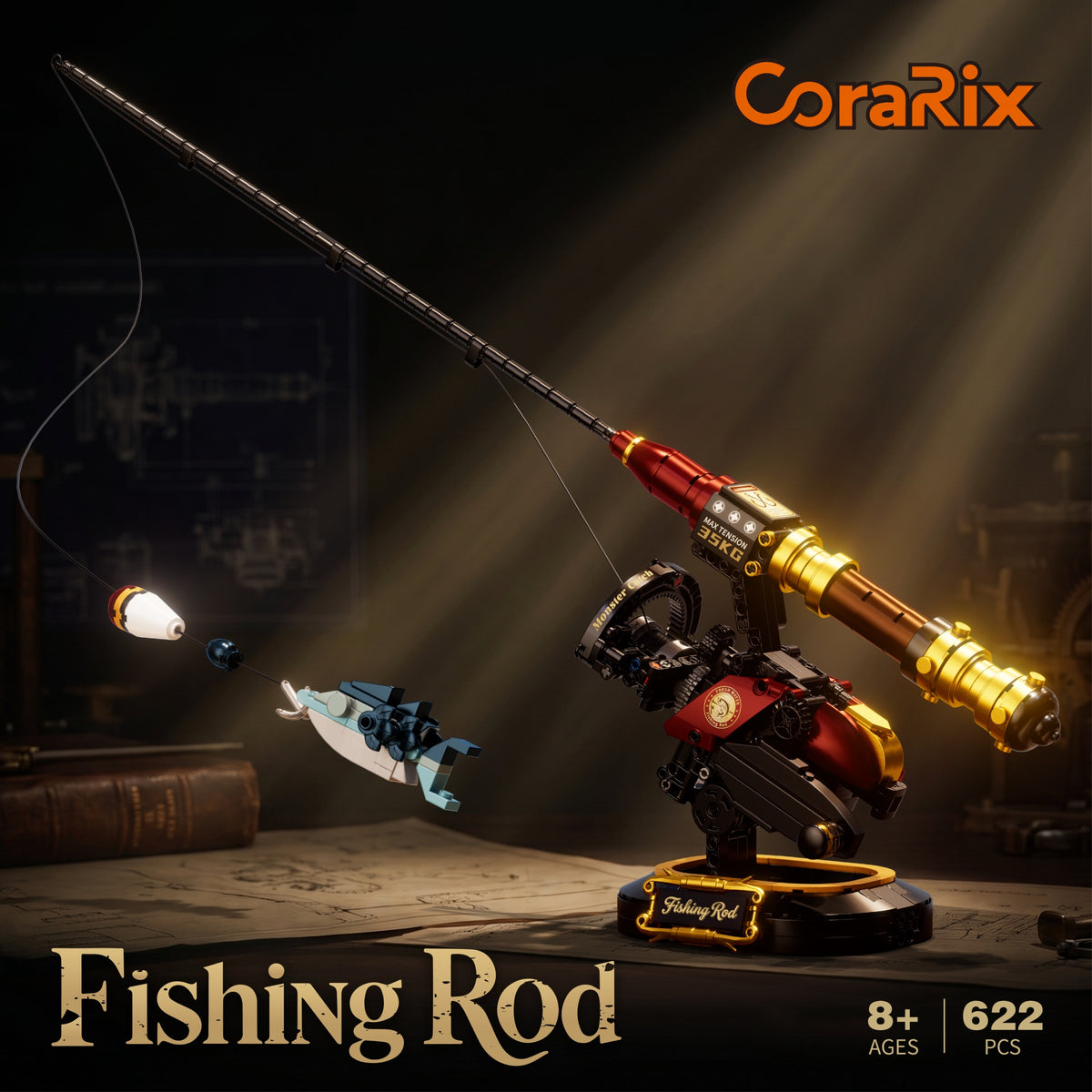 CR105 - The Fishing Rod - View 2 | Power Blockz