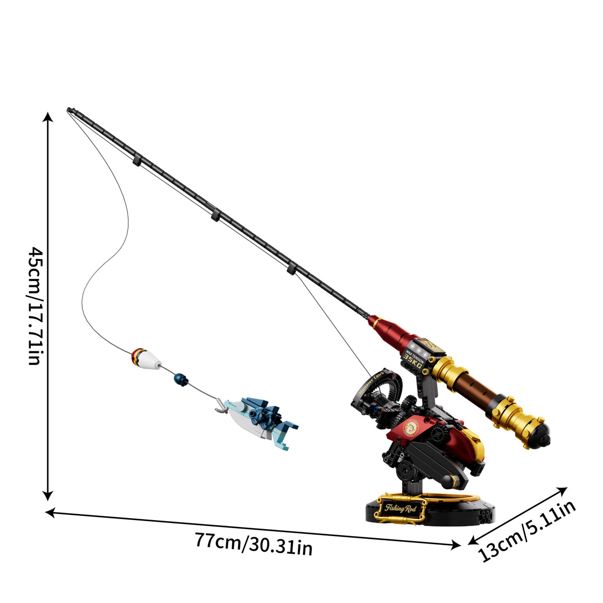 CR105 - The Fishing Rod - View 7 | Power Blockz