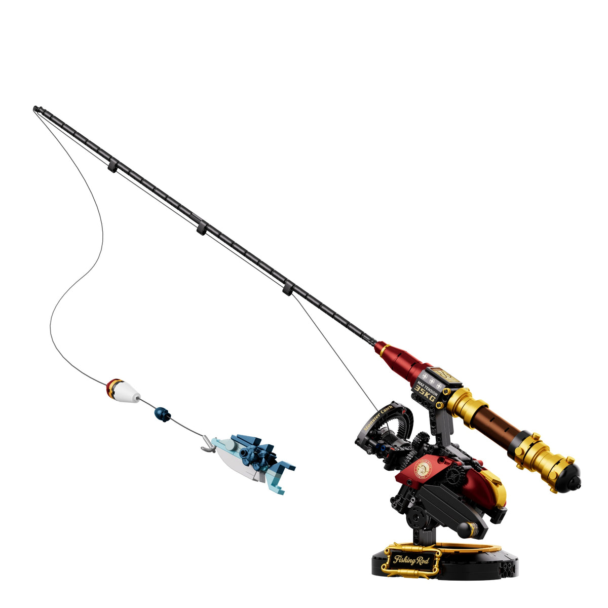 Fishing Rod hobby prop building blocks model - Power Blockz