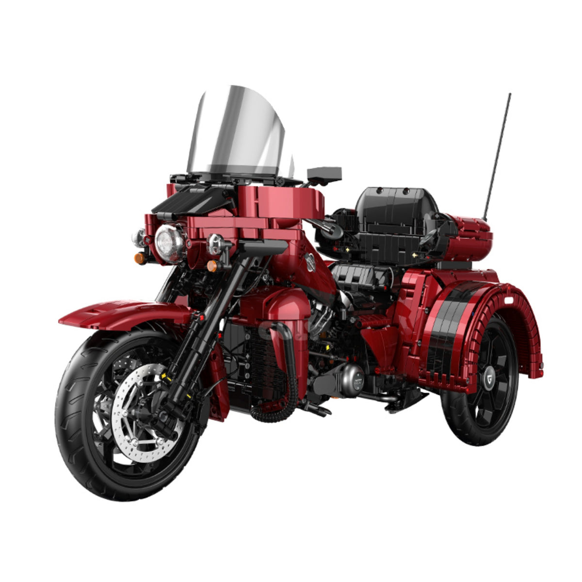 Guly 60557 - Tri Glide three-wheeled touring motorcycle building blocks model - Power Blockz