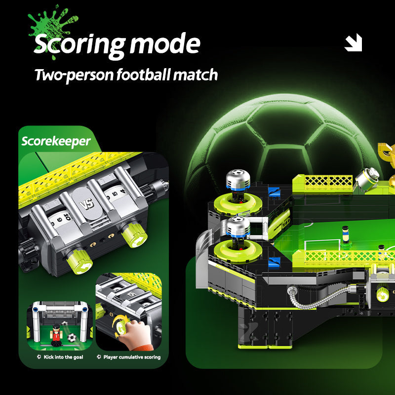 XZ0010 - Football Striker Arcade Tabletop Football Arcade Game - View 3 | Power Blockz