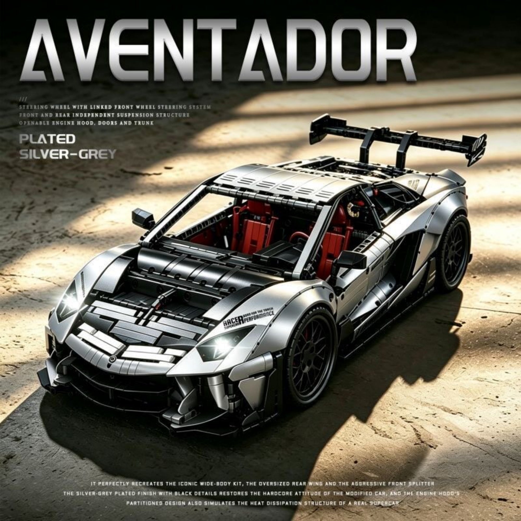 JD042 - The Lamborghini Aventador LB - View 2 | Power Blockz