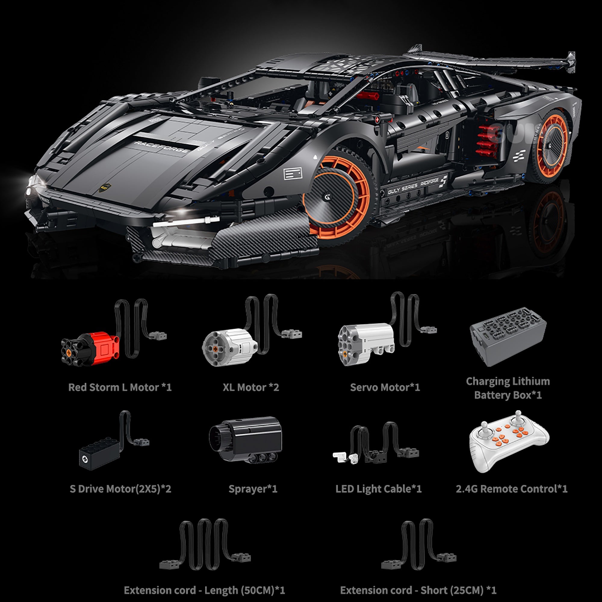 10663 - Lamborghini Countach - View 4 | Power Blockz