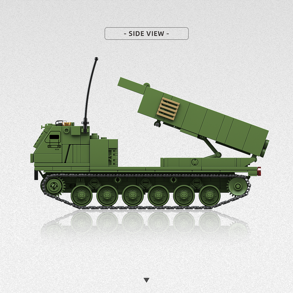 300040 - The M270-MLRS - View 2 | Power Blockz
