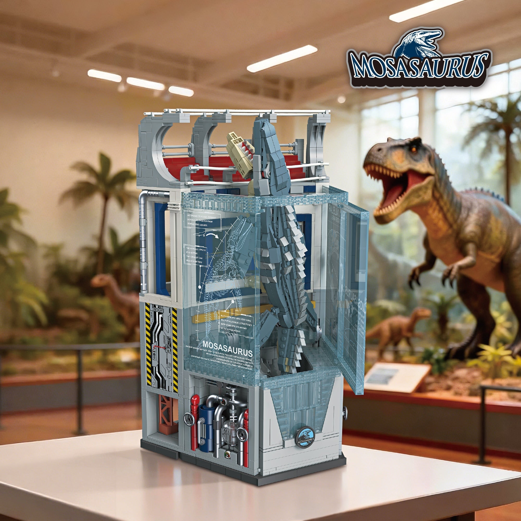 X98002 - The Mosasaurus - View 4 | Power Blockz