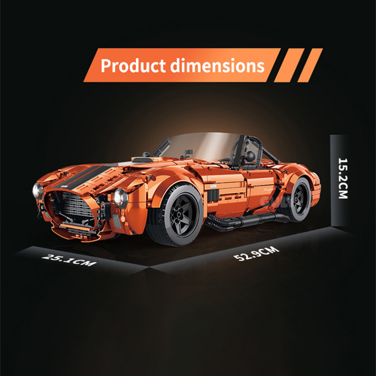Guly 10664 - The Shelby AC Cobra 427 S/C - View 8 | Power Blockz