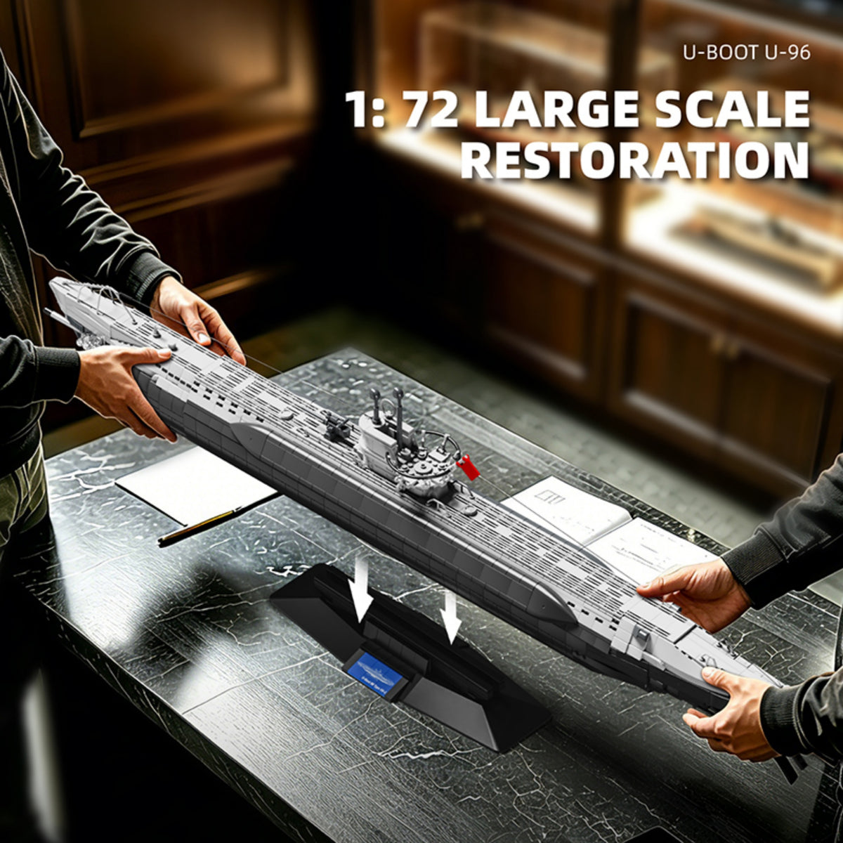 98015 - The World War II German U-boat U-96 - View 6 | Power Blockz