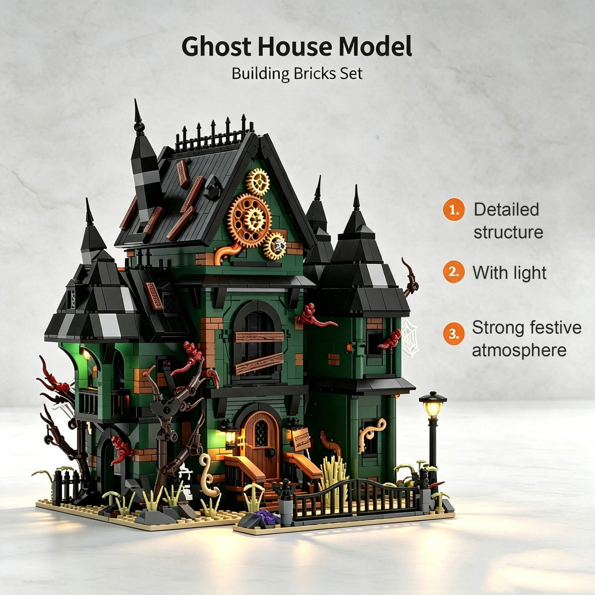 1002 - The Haunted house - View 4 | Power Blockz