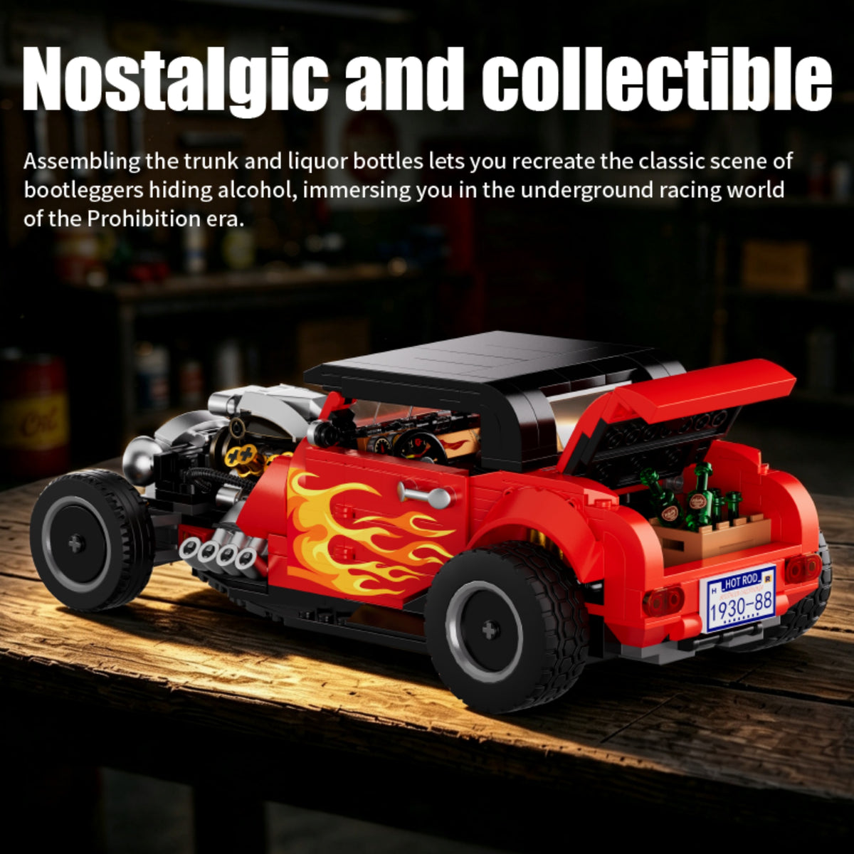 50106 - The Hot Rod Blaze Street Rod - View 4 | Power Blockz