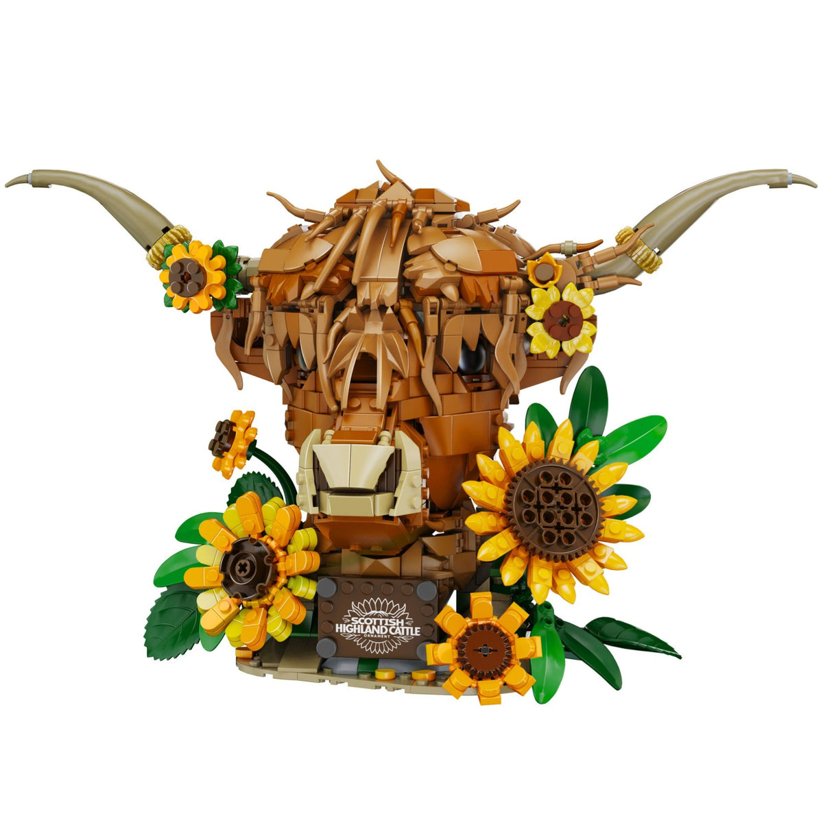 Highland Cattle building blocks figure - Power Blockz