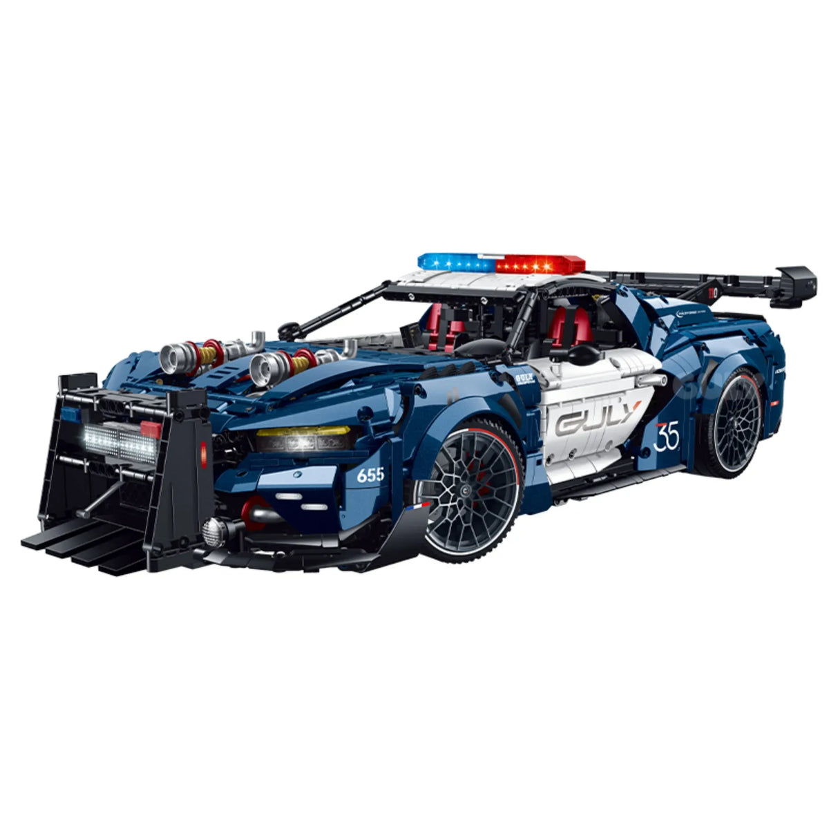 GULY 10655 - Static Version - Turbocharged Mustang Police Car | Power Blockz