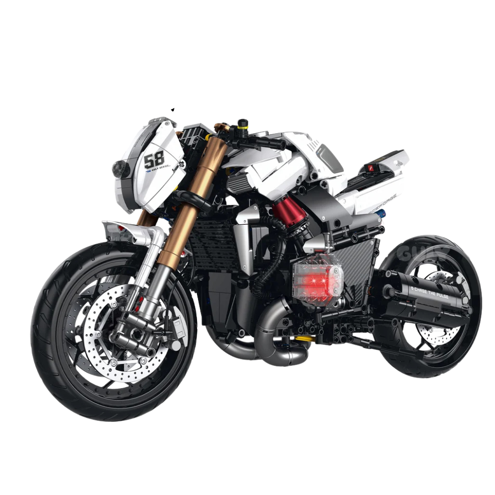 Guly 60558 Ace Street Racer - 1828pcs building blocks set - front view | Power Blockz