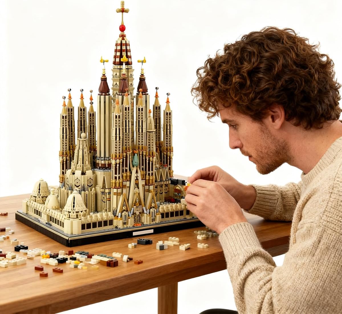 Gobricks MOC-65795 Barcelona Sagrada Familia - 10048pcs building blocks set - view 3 | Power Blockz