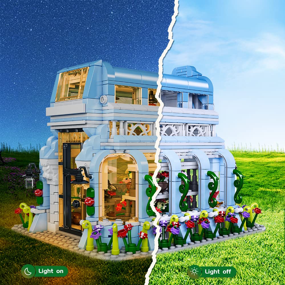 Mould King 16048 Botanical Garden House - 1290pcs building blocks set - view 2 | Power Blockz