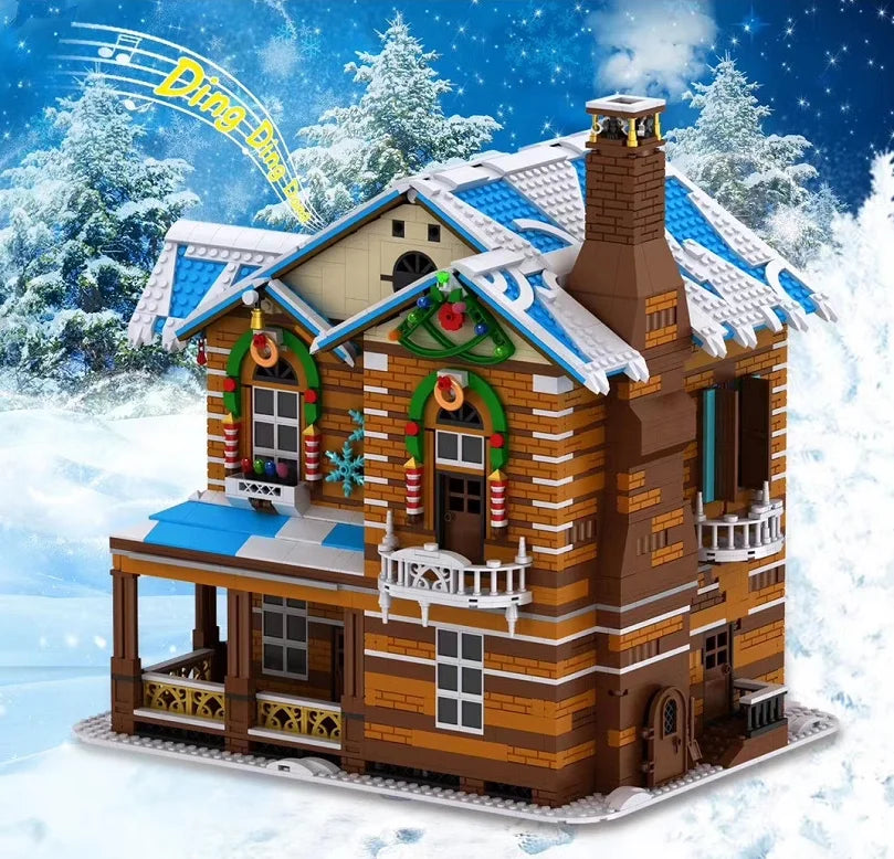 Mould King 16011 Christmas Cottage - 1318pcs building blocks set - view 3 | Power Blockz