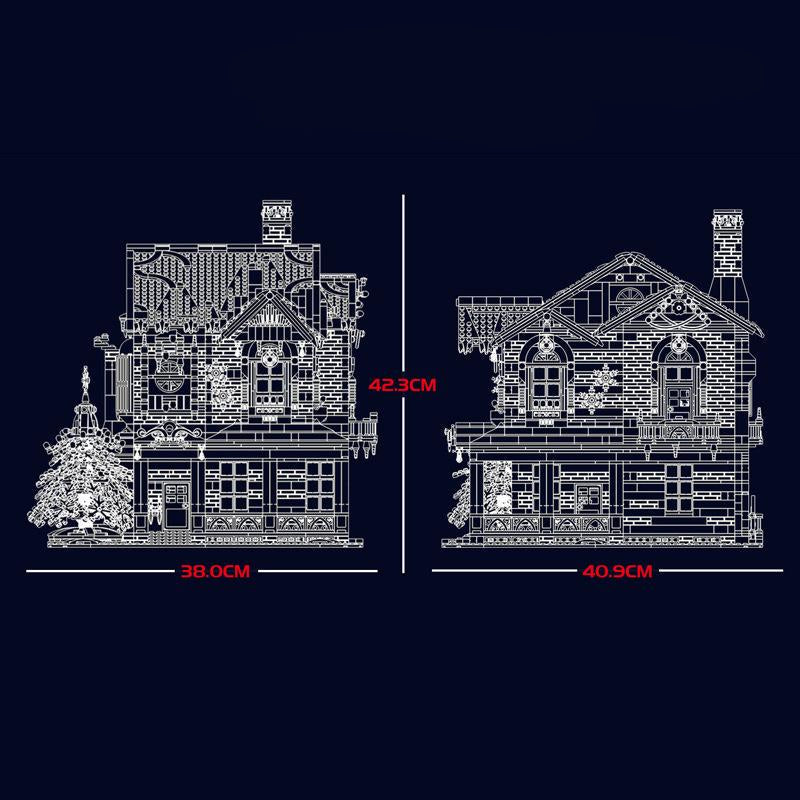 Mould King 16011 Christmas Cottage - 1318pcs building blocks set - view 6 | Power Blockz