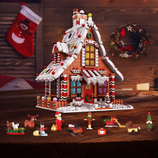 Xingbao XB-18021 Christmas Gingerbread - 1453pcs building blocks set - view 7 | Power Blockz