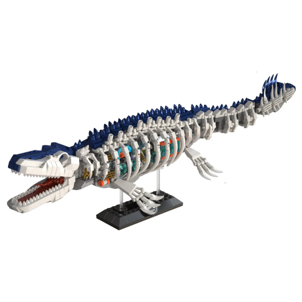 iambrick 30603 Cyber Mosasaurus - 1028pcs building blocks set - front view | Power Blockz