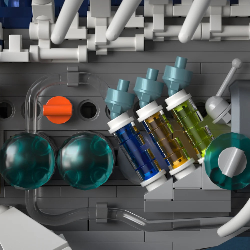 iambrick 30603 Cyber Mosasaurus - 1028pcs building blocks set - view 4 | Power Blockz