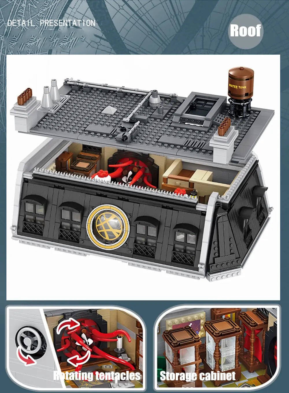Panlos 613001 Doctors Sanctum Sanctuary - 6564pcs building blocks set - view 5 | Power Blockz
