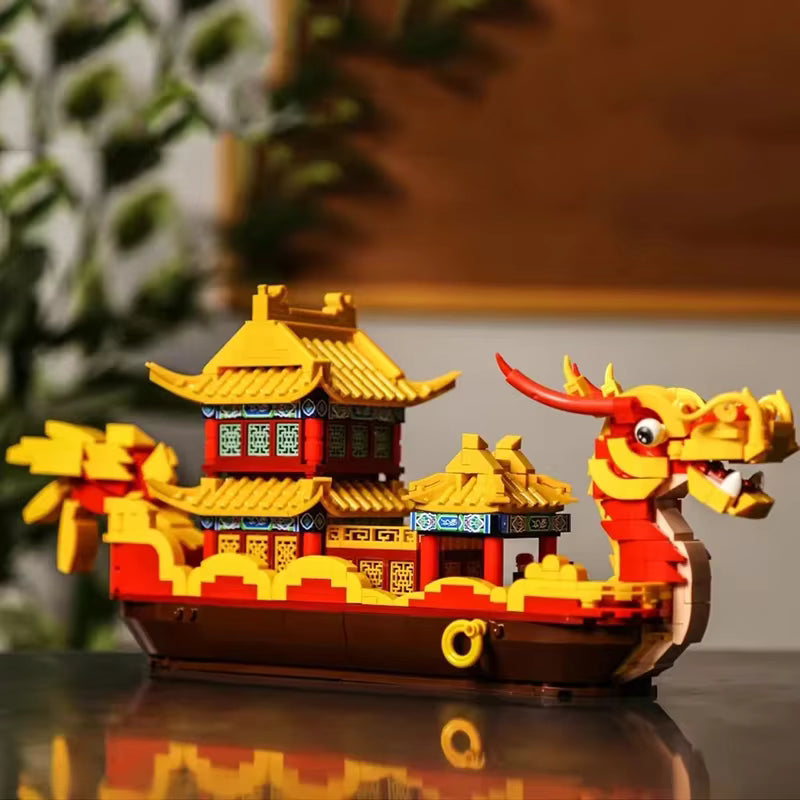 Xingbao XB-25002 Dragon Sailboat - 3325pcs building blocks set - view 5 | Power Blockz