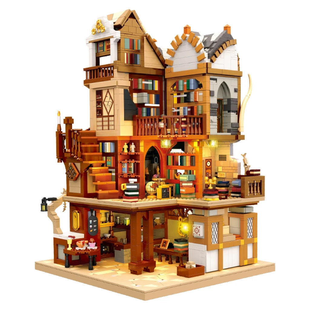 Jiestar 57016 European Library - 3294pcs building blocks set - front view | Power Blockz