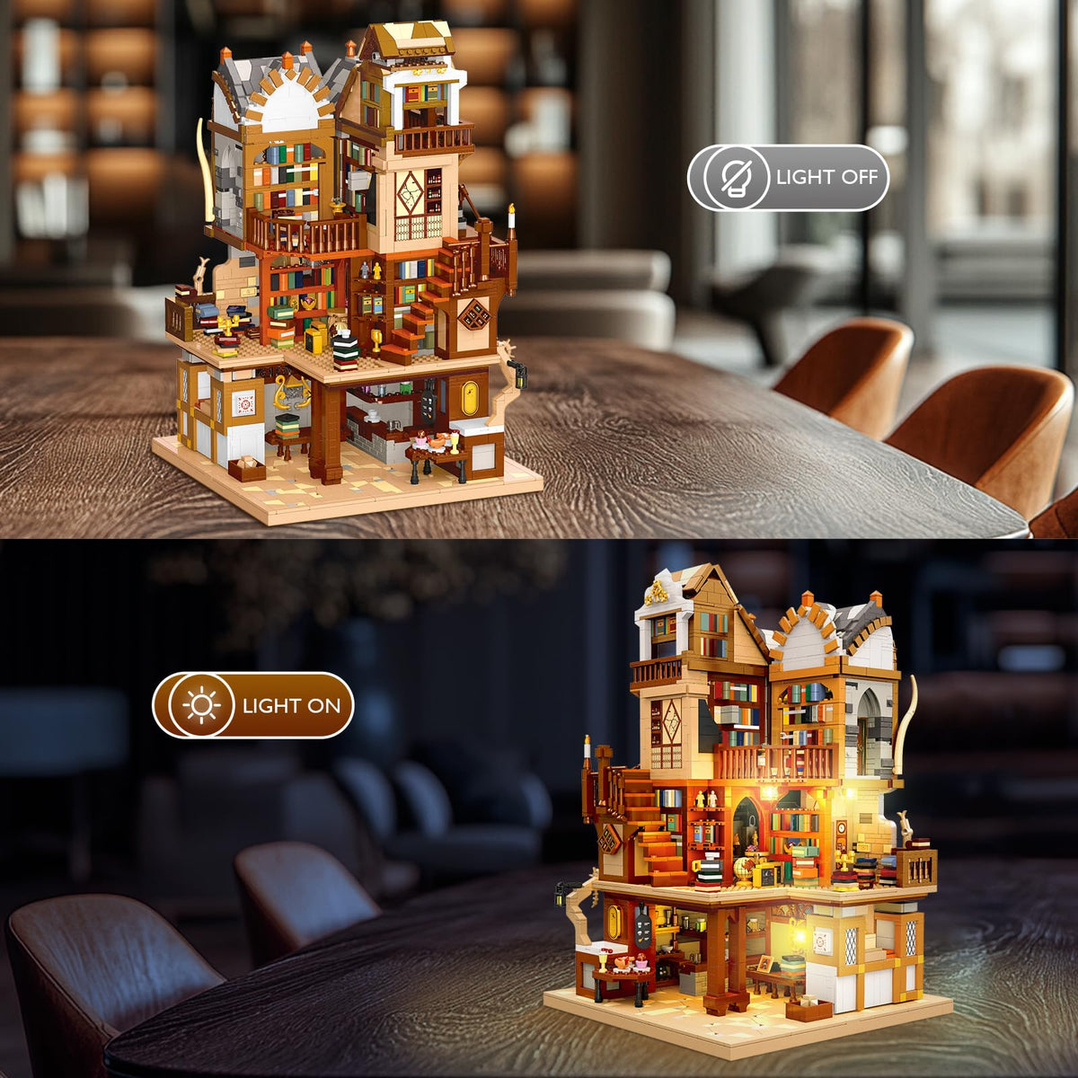 Jiestar 57016 European Library - 3294pcs building blocks set - view 8 | Power Blockz