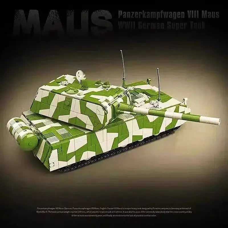 Quanguan 100234 German Super Tank - 2930pcs building blocks set - view 2 | Power Blockz