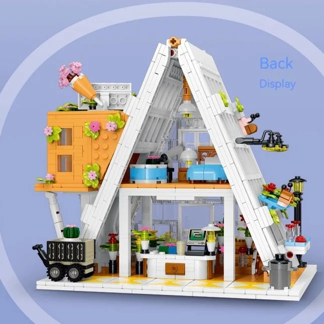 Mork 031065 Glass Flower Shop - 1413pcs building blocks set - view 3 | Power Blockz