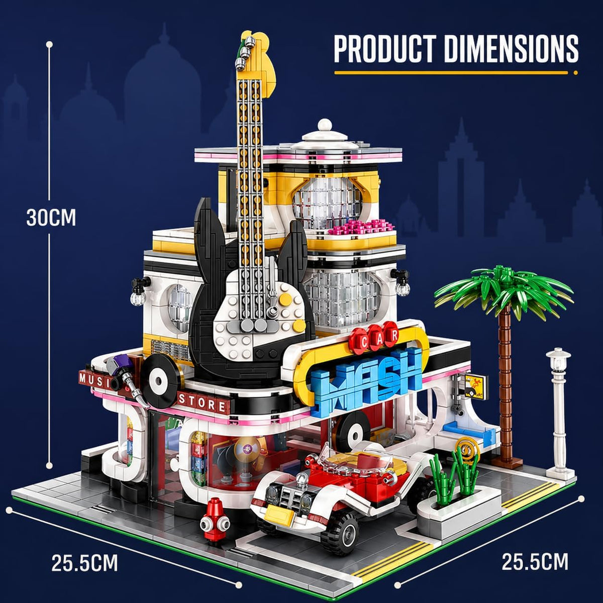 Mould King 16002 Guitar Shop - 2168pcs building blocks set - view 6 | Power Blockz