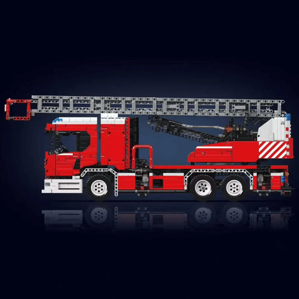 Mould King 17022 Ladder Firefighting Truck - 4886pcs building blocks set - view 8 | Power Blockz