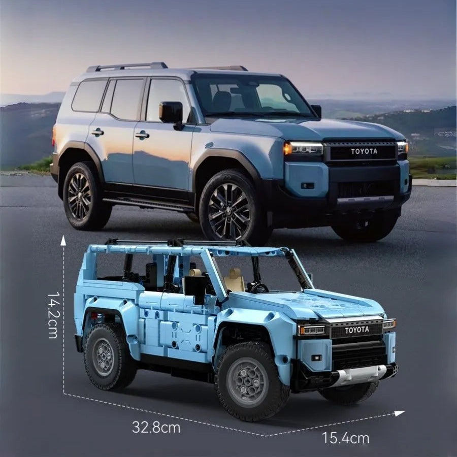 CaDa C51209W Land Cruiser Prado - 586pcs building blocks set - view 6 | Power Blockz