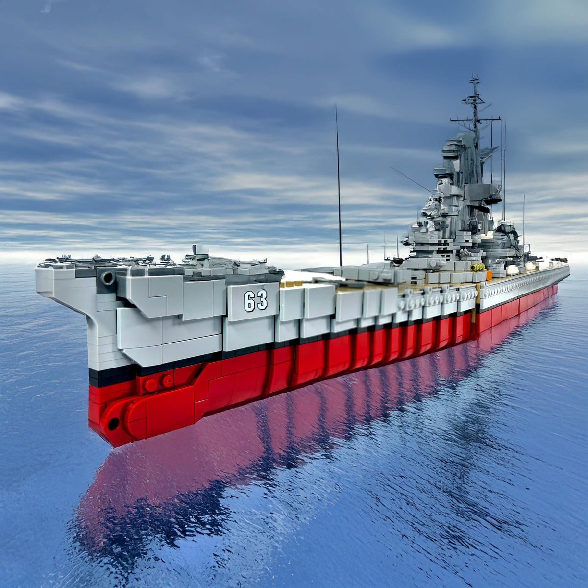 Xingbao XB-06030 Missouri Memorial Ship - 2631pcs building blocks set - view 2 | Power Blockz
