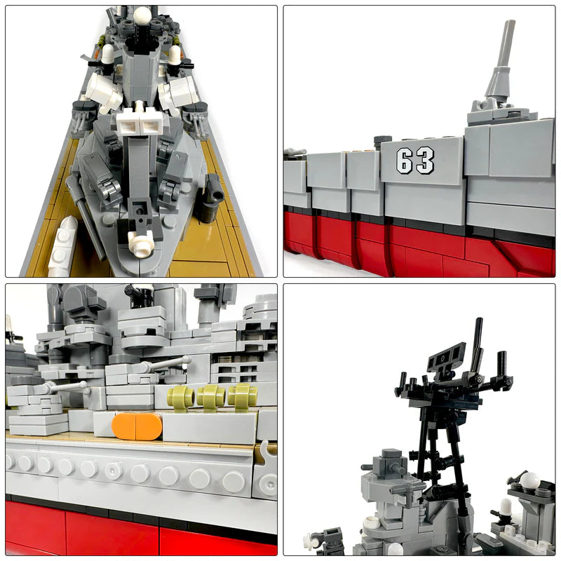 Xingbao XB-06030 Missouri Memorial Ship - 2631pcs building blocks set - view 3 | Power Blockz