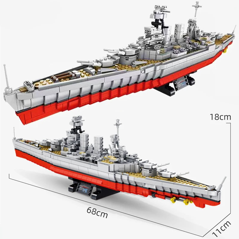 Xingbao XB-06030 Missouri Memorial Ship - 2631pcs building blocks set - view 6 | Power Blockz