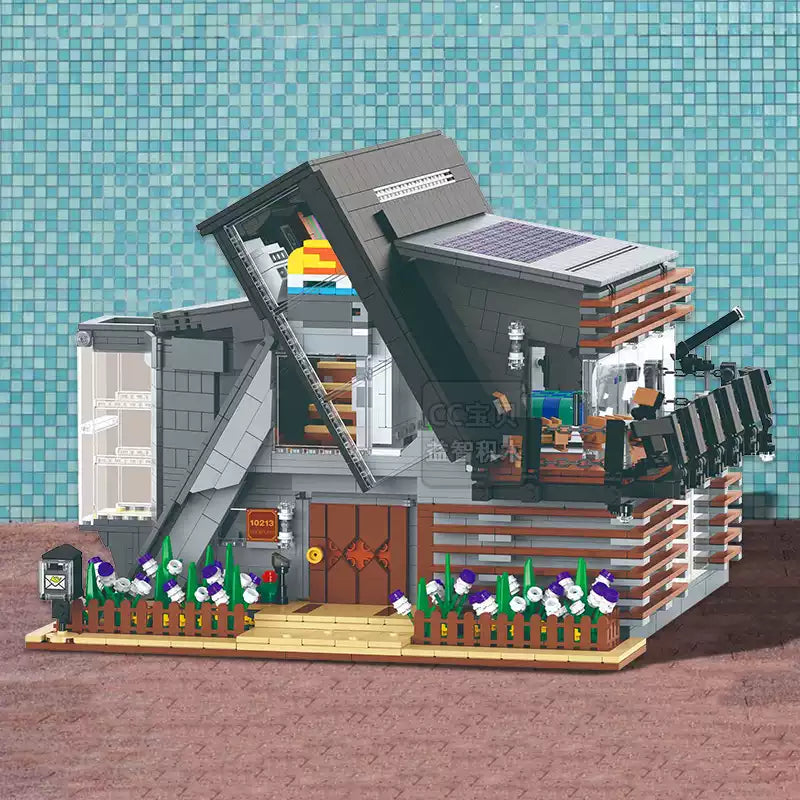 Mork 10213 Modern Villa Contemporary - 3832pcs building blocks set - view 7 | Power Blockz