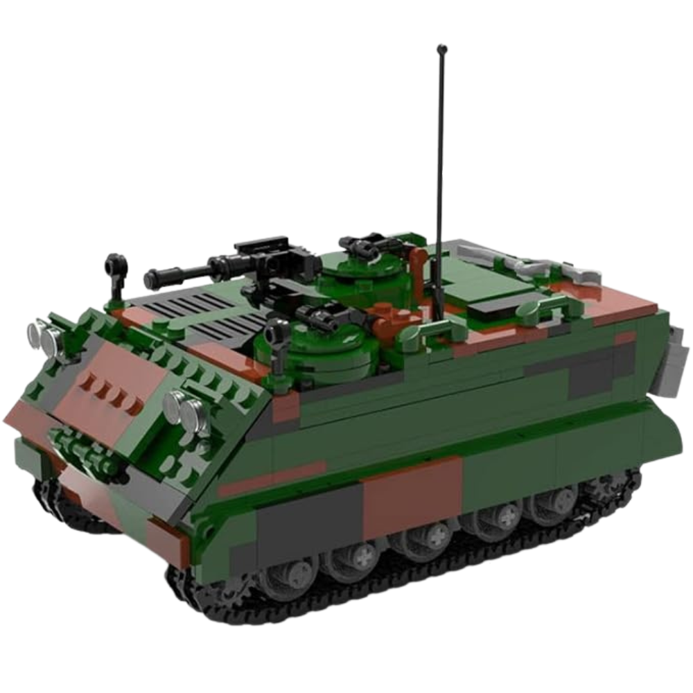 Xingbao XB-0650 MTW M113 Tank - 748pcs building blocks set - front view | Power Blockz