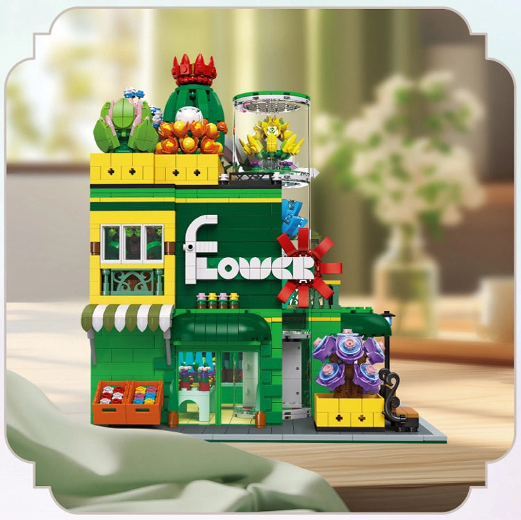 Jiestar 89108 Potted Plant Shop - 2647pcs building blocks set - view 8 | Power Blockz