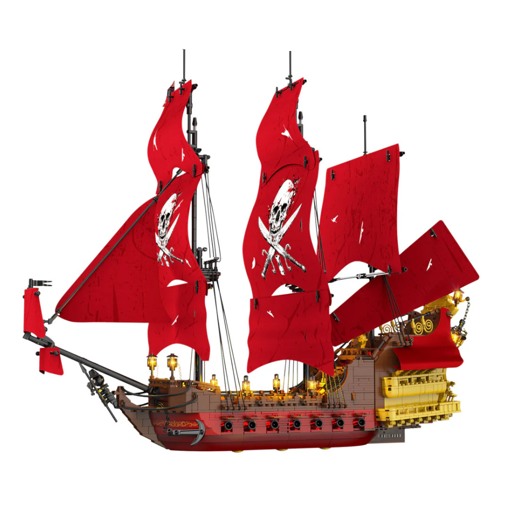 JMBricklayer 40003 Queen Annes Revenge - 2527pcs building blocks set - front view | Power Blockz