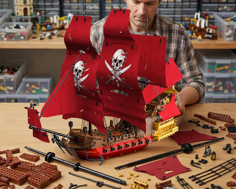 JMBricklayer 40003 Queen Annes Revenge - 2527pcs building blocks set - view 8 | Power Blockz