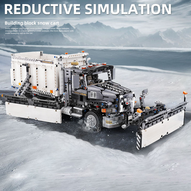Mould King 13166 Snowplow Truck - 1694pcs building blocks set - view 2 | Power Blockz