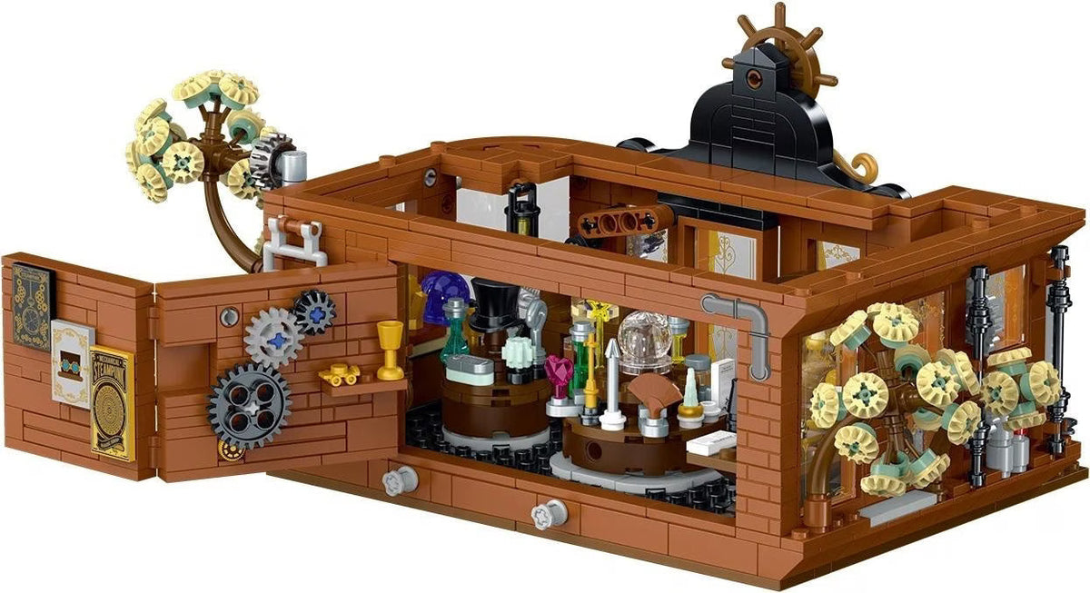 Mork 020202 Steampunk Magic Shop - 1842pcs building blocks set - view 4 | Power Blockz
