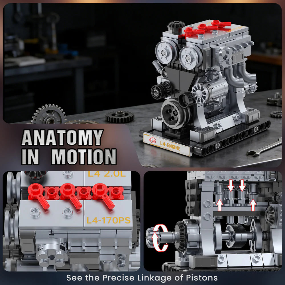 JMBricklayer 60023 Street Engine Trio - 711pcs building blocks set - view 3 | Power Blockz