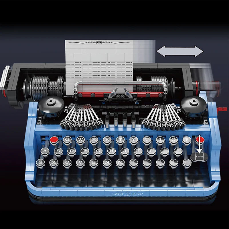 Mould King 10032 Typewriter Model - 2139pcs building blocks set - view 2 | Power Blockz