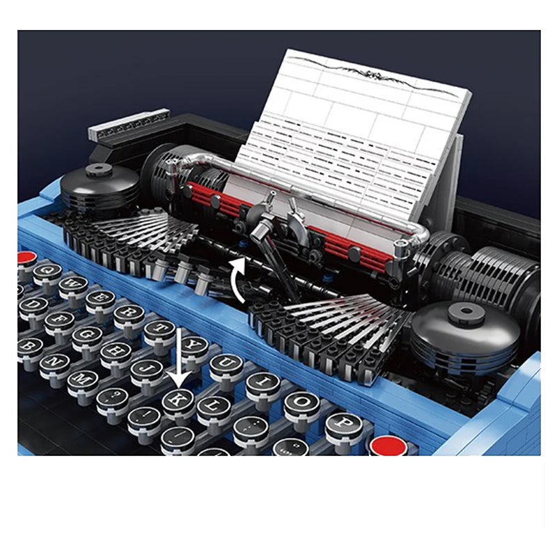 Mould King 10032 Typewriter Model - 2139pcs building blocks set - view 4 | Power Blockz