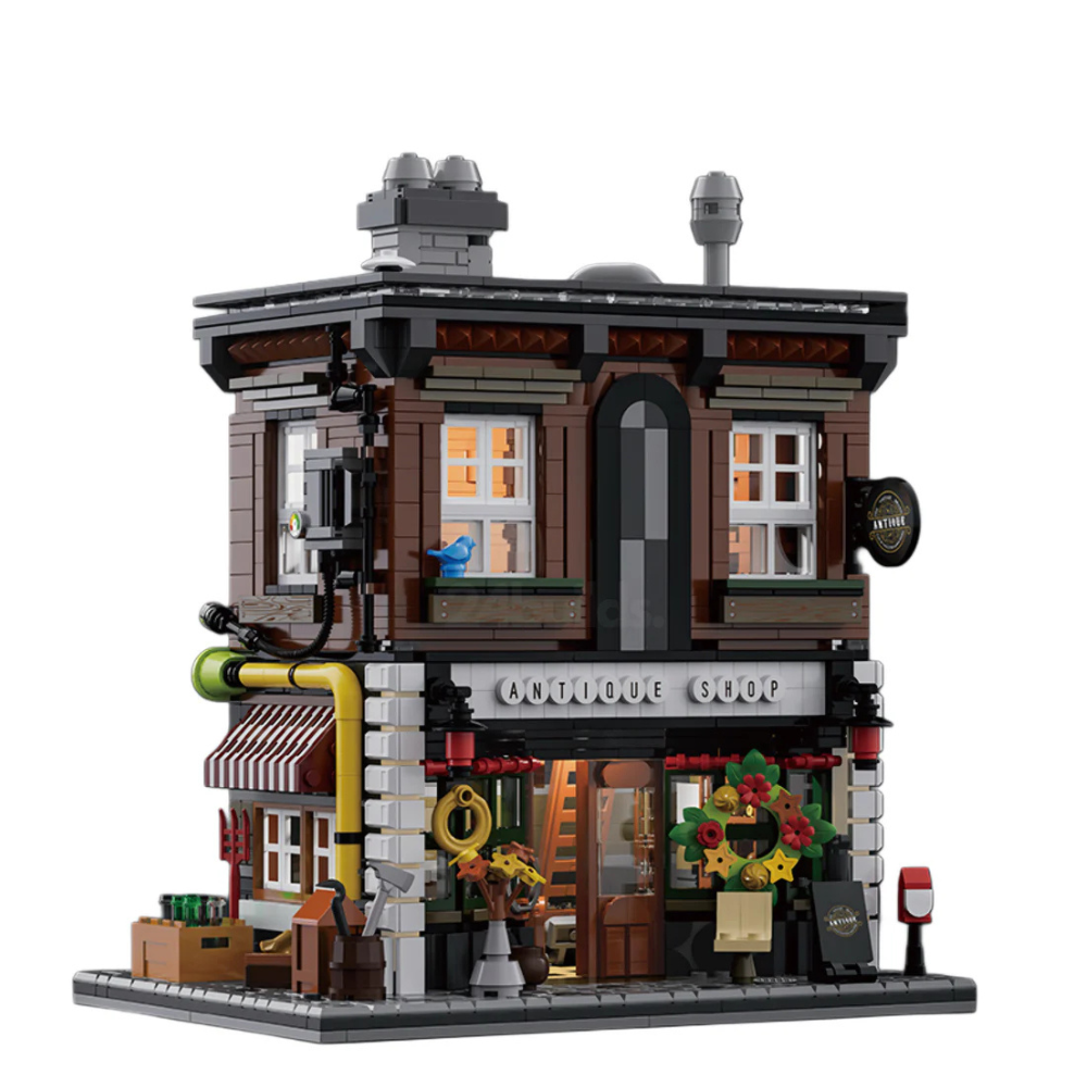 Xbert 66055 Vintage Antique Shop - 1954pcs building blocks set - front view | Power Blockz