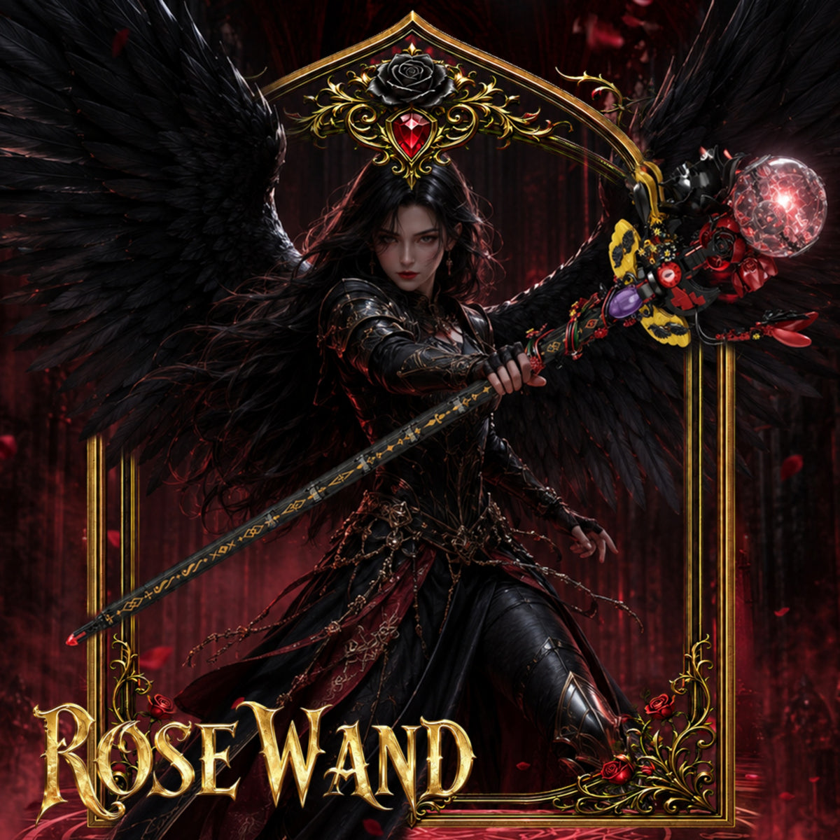 JD129 - The Rose Wand - View 3 | Power Blockz